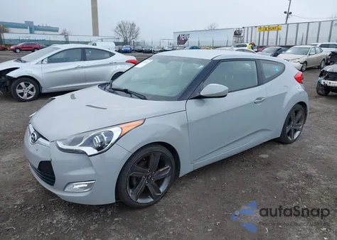 2013 Hyundai Veloster Re:mix z USA, uszkodzony, nr VIN KMHTC6AD3DU140949